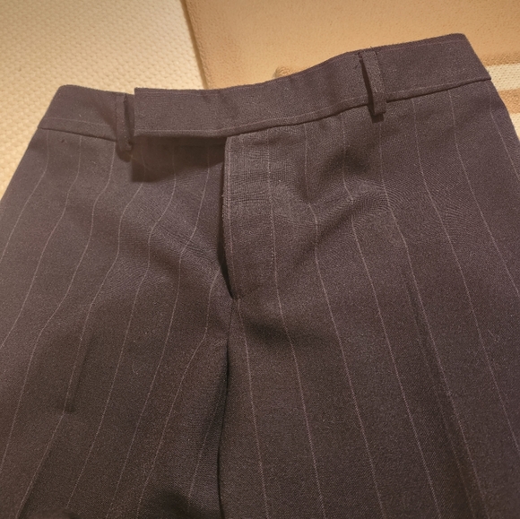 ACQUA PINSTRIP CUFFED PANT - Picture 1 of 4
